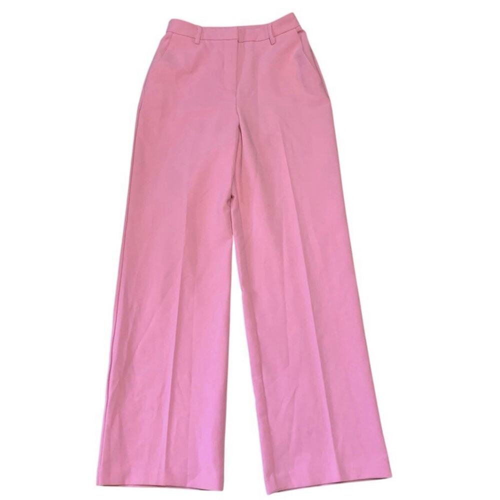 Joie Pink Wide Leg Dress Pants Women’s Size 4 High Rise Tailored
